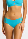 Seafolly Collective Atoll Blue Multi Strap Hipster Bottom