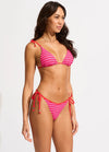 Seafolly Mesh Effect Chilli Red Tie Side Rio Bottom