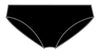 Ralph Lauren Black Basic Hipster Bottom - Key West Swimwear