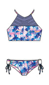 Hobie Palm Beach Crochet High Neck Girls Bikini