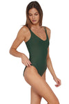 Sunsets Island Green Veronica One Piece