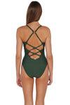 Sunsets Island Green Veronica One Piece