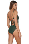 Sunsets Island Green Veronica One Piece