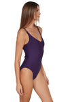 Sunsets Paradise Plum Veronica One Piece