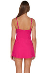 Sunsets Begonia Sandbar Rib Naomi Swim Dress One Piece