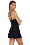 Sunsets Black Naomi Swim Dress One Piece