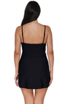 Sunsets Black Naomi Swim Dress One Piece