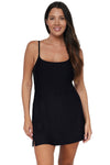 Sunsets Black Naomi Swim Dress One Piece