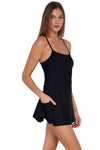 Sunsets Black Naomi Swim Dress One Piece