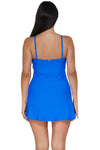 Sunsets Electric Blue Naomi Swim Dress One Piece