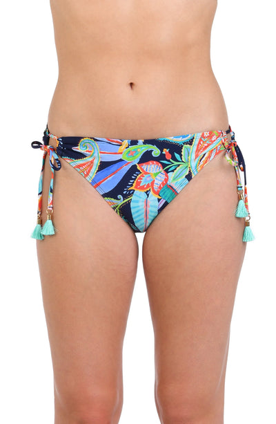 La Blanca Tropidelic Paisley Side Tie Hipster Bottom