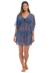 Bleu Rod Beattie Be Transparent Paloma Mesh Caftan