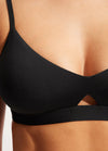 Seafolly Collective Black Hybrid Bralette Top