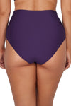 Sunsets Paradise Plum Capri High Waist Bottom