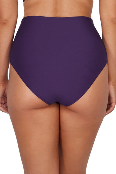 Sunsets Paradise Plum Capri High Waist Bottom