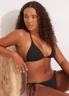 Seafolly Sea Dive Black Slide Triangle Top