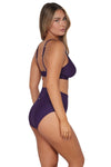 Sunsets Paradise Plum Hannah High Waist Bottom