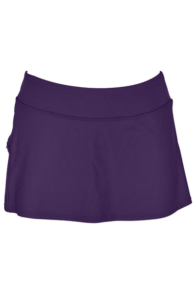 Sunsets Paradise Plum Sporty Swim Skirt Bottom