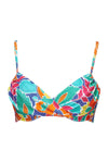 Sunsets Festive Floral Sandbar Rib Crossroads Underwire Top