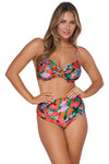 Sunsets Hummingbird Cove Capri High Waist Bottom