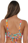 Sunsets Festive Floral Sandbar Rib Elsie Top