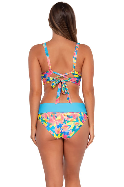 Sunsets Shoreline Petals Capri High Waist Bottom