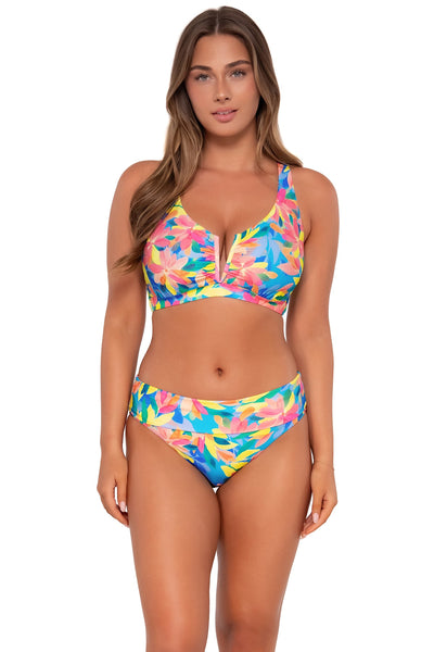 Sunsets Shoreline Petals Hannah High Waist Bottom