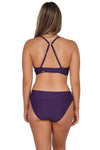 Sunsets Paradise Plum Hannah High Waist Bottom