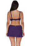 Sunsets Paradise Plum Sporty Swim Skirt Bottom