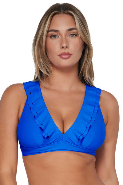 Sunsets Electric Blue Willa Wireless Top