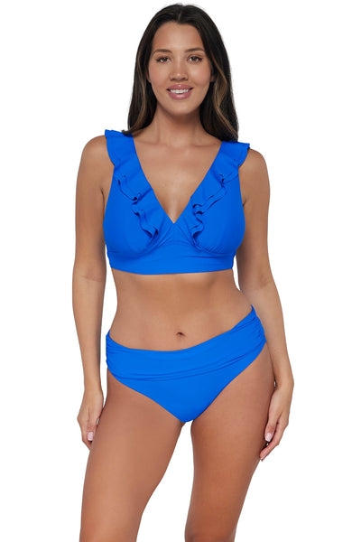 Sunsets Electric Blue Willa Wireless Top