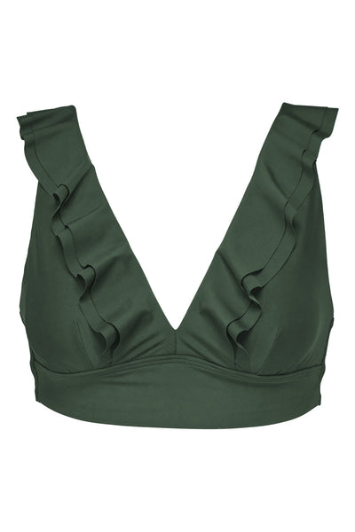 Sunsets Island Green Willa Wireless Top