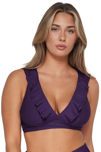 Sunsets Paradise Plum Willa Wireless Top