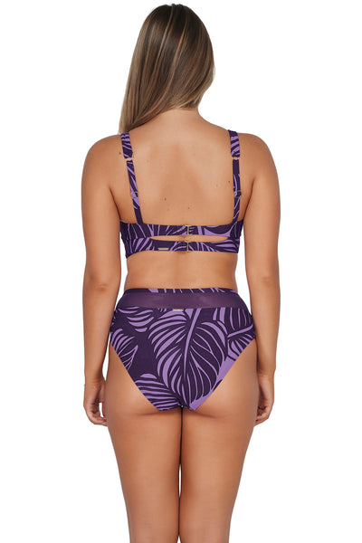 Sunsets Mystic Palms Annie High Waist Bottom