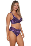 Sunsets Mystic Palms Annie High Waist Bottom