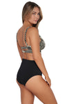 Sunsets Venice Seagrass Texture Capri High Waist Bottom