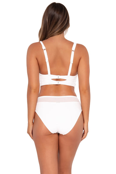 Sunsets White Lily Annie High Waist Bottom