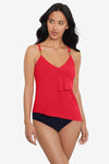 Magicsuit Chain Link Eliza Ginger Tankini Top