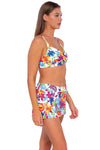 Sunsets Camilla Flora Sporty Swim Skirt