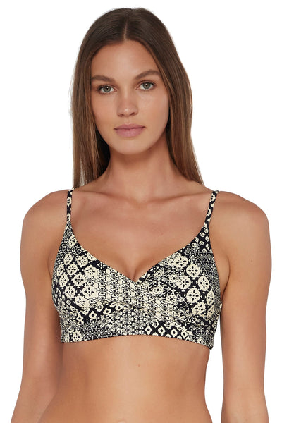 Sunsets Venice Seagrass Texture Lyla Bralette Top