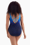 Longitude Twinkling Lights Long Torso Double X Back One Piece