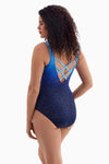 Longitude Twinkling Lights Long Torso Double X Back One Piece