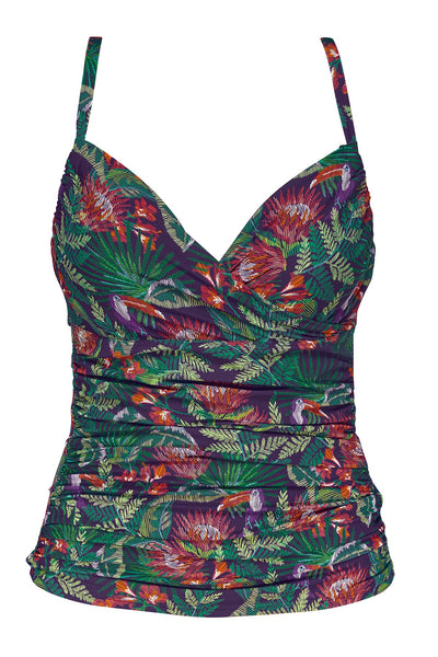 Sunsets Welcome To Rio Serena Tankini Top