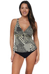 Sunsets Venice Seagrass Texture Forever Tankini Top