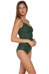 Sunsets Island Green Simone Tankini Top