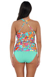 Sunsets Escape Festive Floral Sandbar Rib Emerson Tankini Top