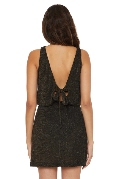 Becca Gilded Black Reversible Dress Cover Up