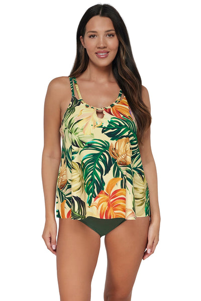 Sunsets Escape Amber Oasis Sadie Tankini Top