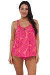 Sunsets Escape Blushing Palms Sandbar Rib Sadie Tankini Top