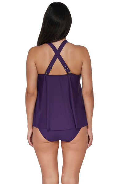 Sunsets Escape Paradise Plum Sadie Tankini Top